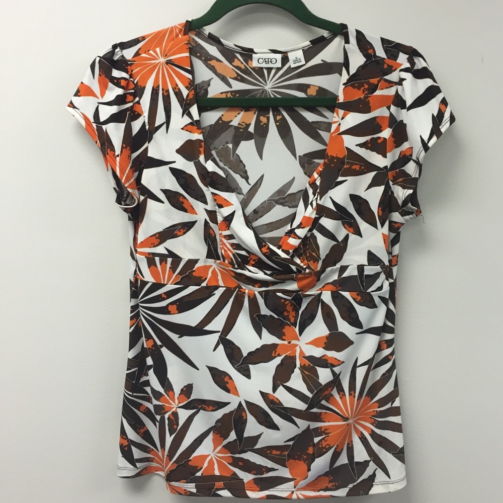 Cato Tropical Print Top